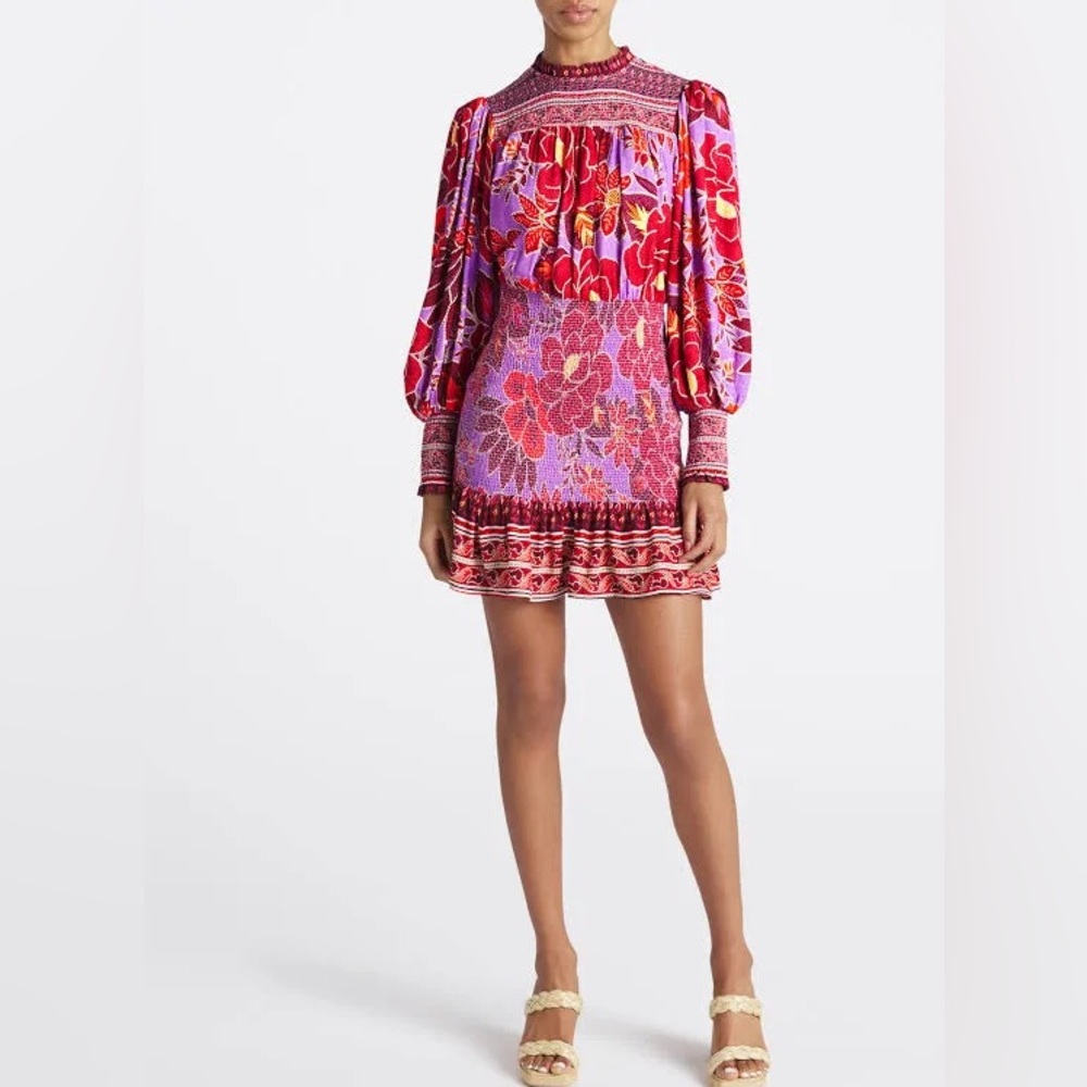 FARM Rio Sweet Floral Mini Dress Size M NWT